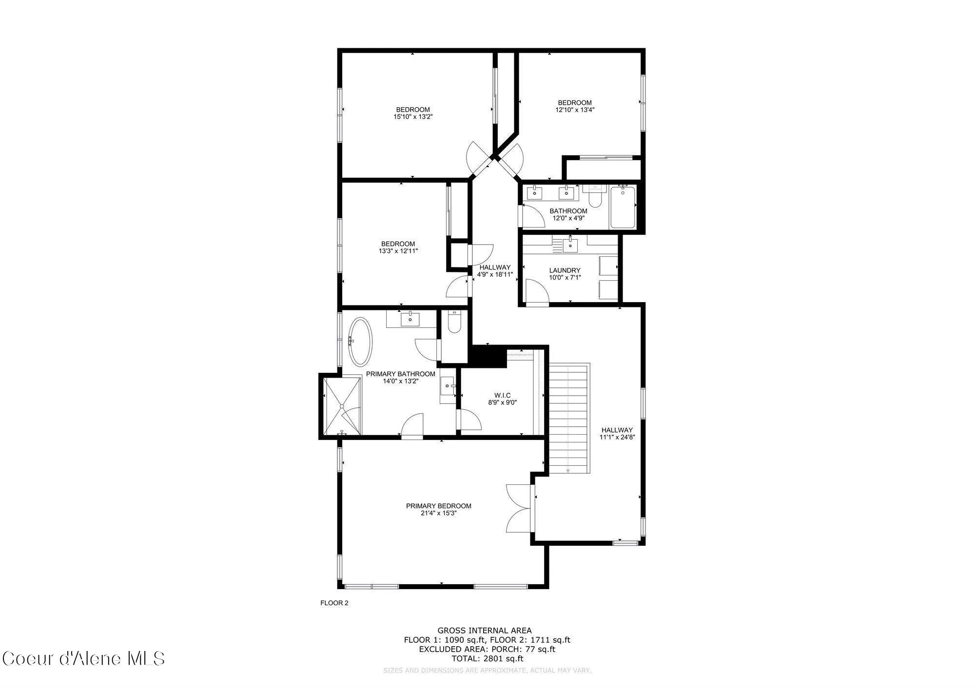 415 N 18th St, Coeur d’Alene, ID 83814 Floorplan